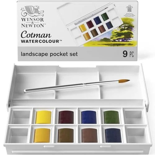 Winsor & Newton Cotman Paysage — 8 demi-godets — visuel de la référence
