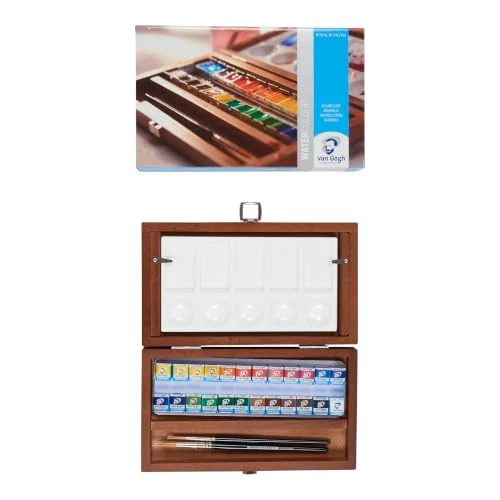 Van Gogh — coffret bois, 24 demi-godets — visuel de la référence