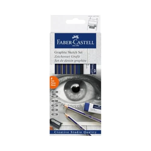 Faber-Castell Goldfaber — kit graphite de 8 pièces — visuel de la référence