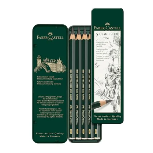Faber-Castell Castell 9000 Jumbo — 5 crayons — visuel de la référence