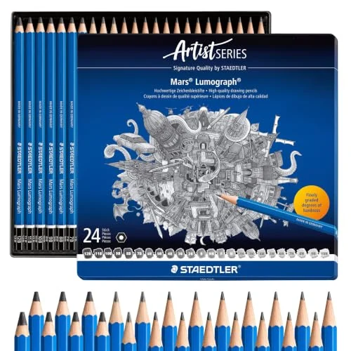 Staedtler Mars Lumograph 100 — 24 crayons — visuel de la référence
