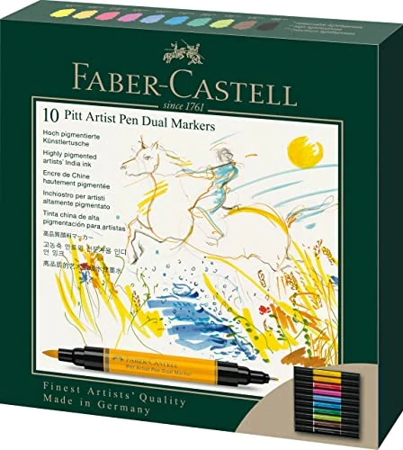 Faber-Castell Pitt Artist Pen Dual — 10 marqueurs — visuel de la référence
