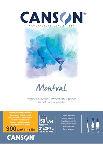 Canson Montval — A4, 50 feuilles, 300 g/m² — visuel de la référence