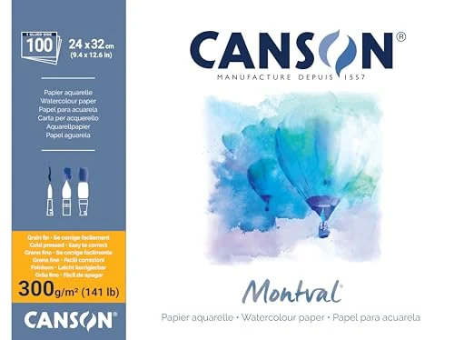 Canson Montval — 24 × 32 cm, bloc de 100 feuilles — visuel de la référence