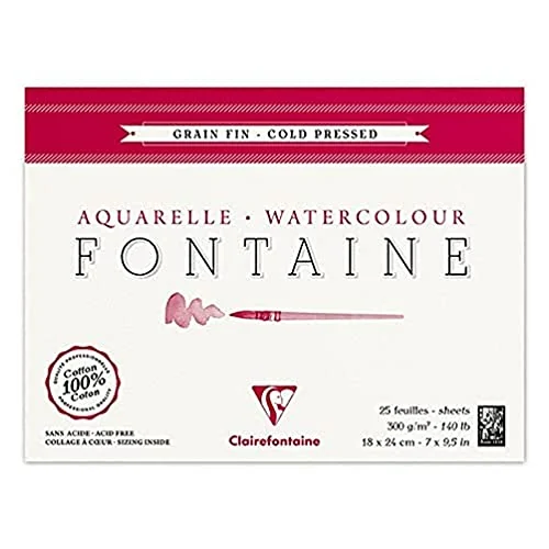 Clairefontaine Fontaine — grain fin, 18 × 24 cm — visuel de la référence