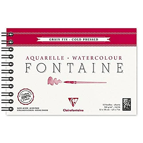 Clairefontaine Fontaine — album spiralé 12 × 18 cm — visuel de la référence