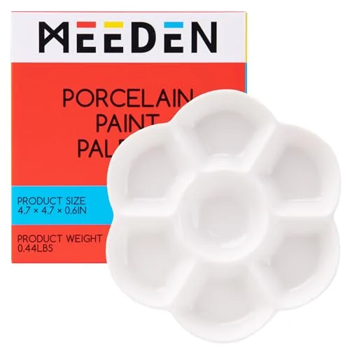 MEEDEN — palette fleur en porcelaine, 7 puits — visuel de la référence