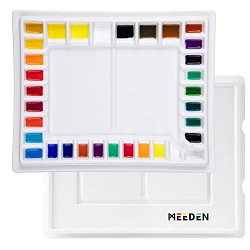 MEEDEN — palette en porcelaine, 33 puits et couvercle — visuel de la référence