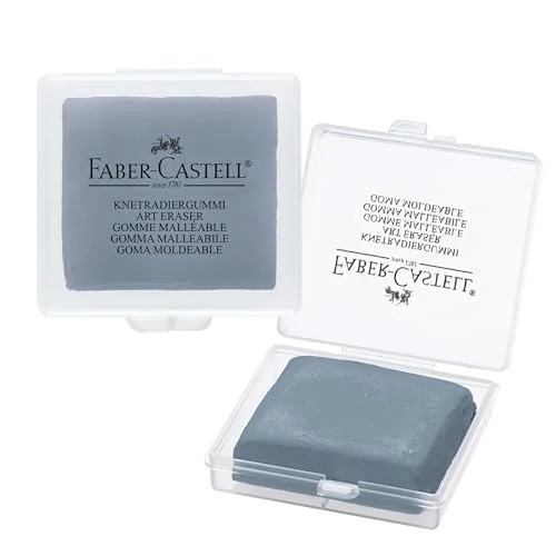 Faber-Castell — gomme mie de pain grise en étui — visuel de la référence